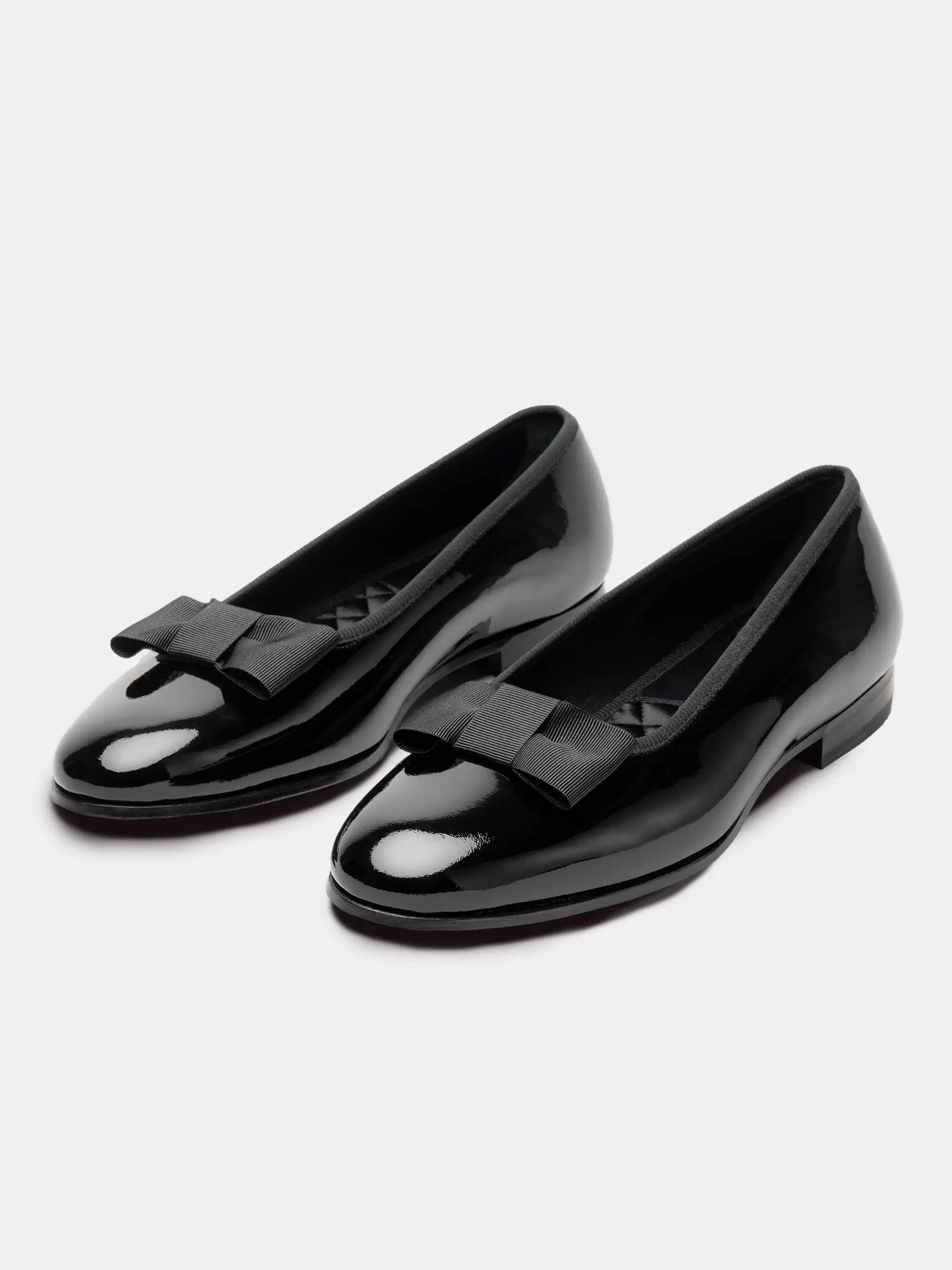 Morjas Black Patent Opera Pump