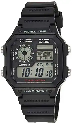 Casio AE-1200WH-1AVCF World Timer
