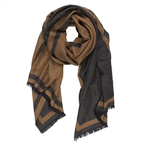 Melifluos Santander Scarf in Beige / Grey