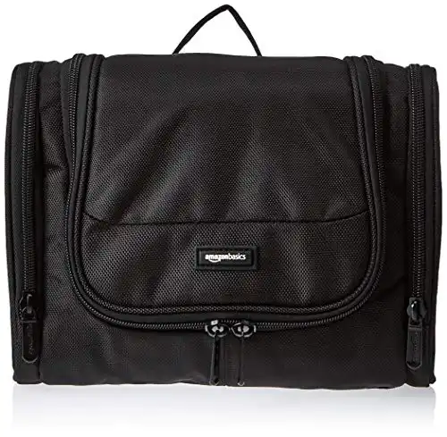 AmazonBasics Hanging Travel Toiletry Bag / Dopp Kit
