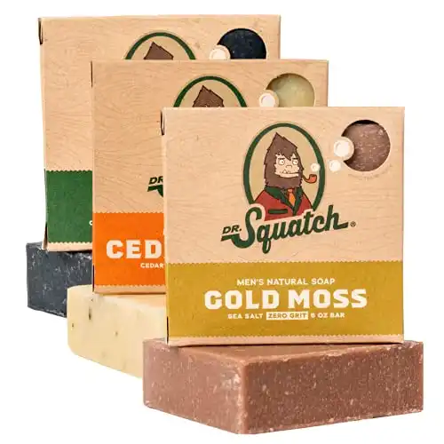 Dr. Squatch All Natural Bar Soap for Men