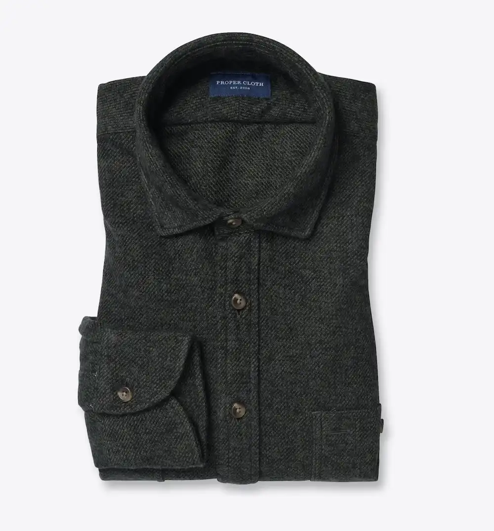 Proper Cloth Low Twist Twill Shirt
