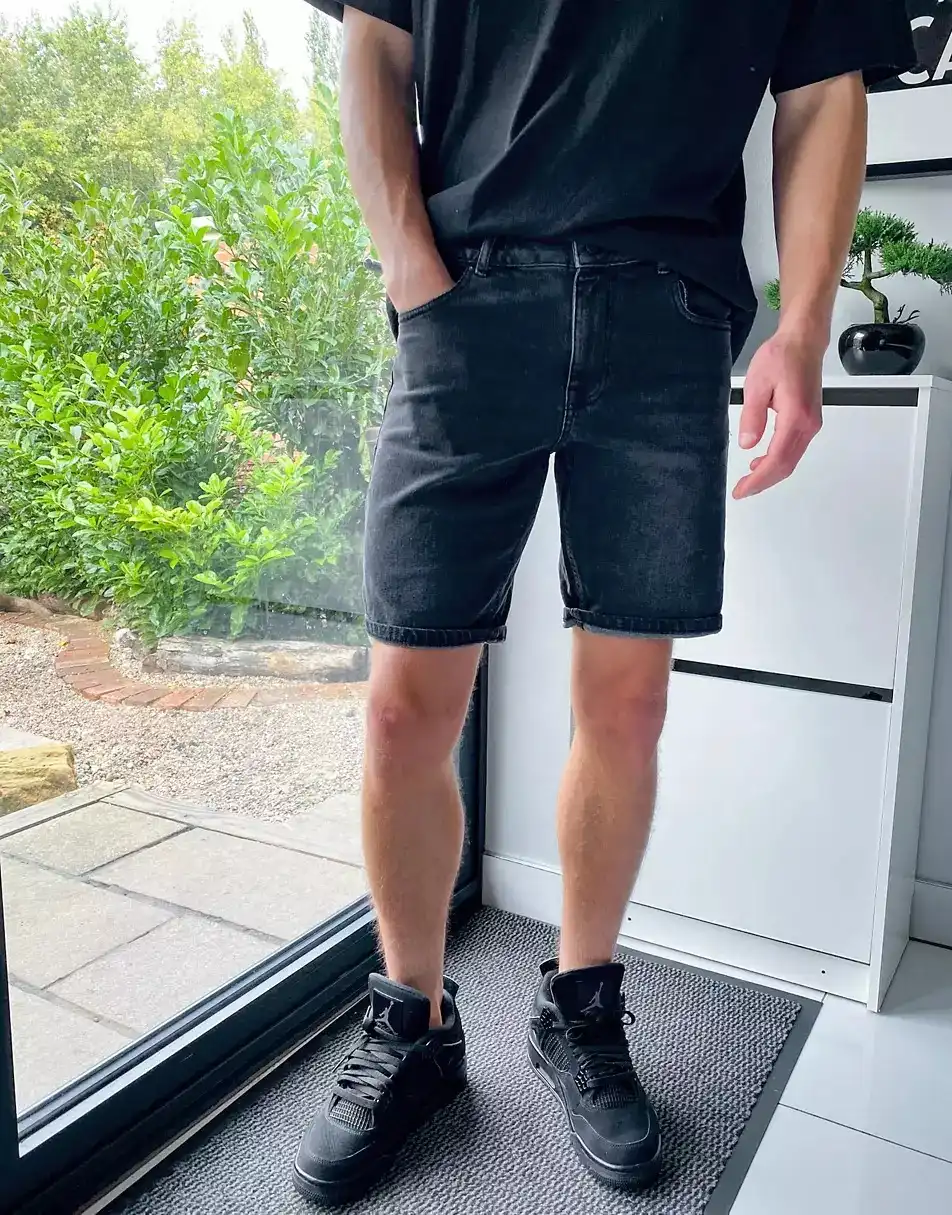 Asos Slim Denim Shorts