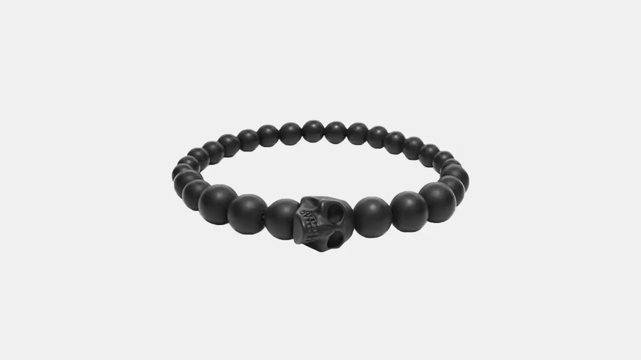 Alexander McQueen Black Skull Bracelet