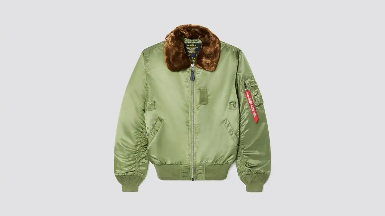 Alpha Industries Slim Fit Bomber Jacket