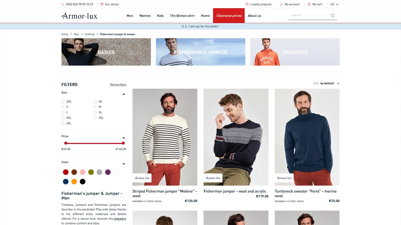 armor lux homepage