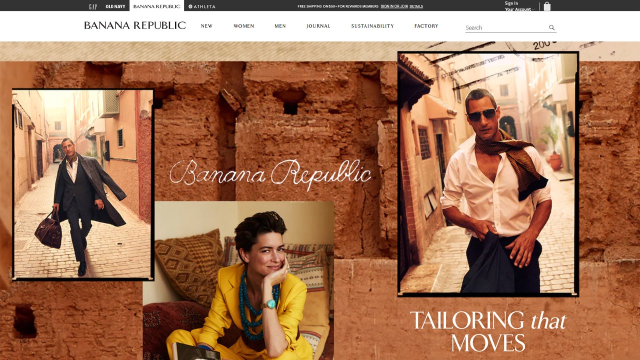 BANANA-REPUBLIC homepage