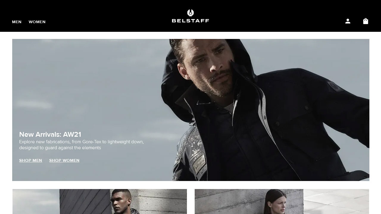 belstaff homepage