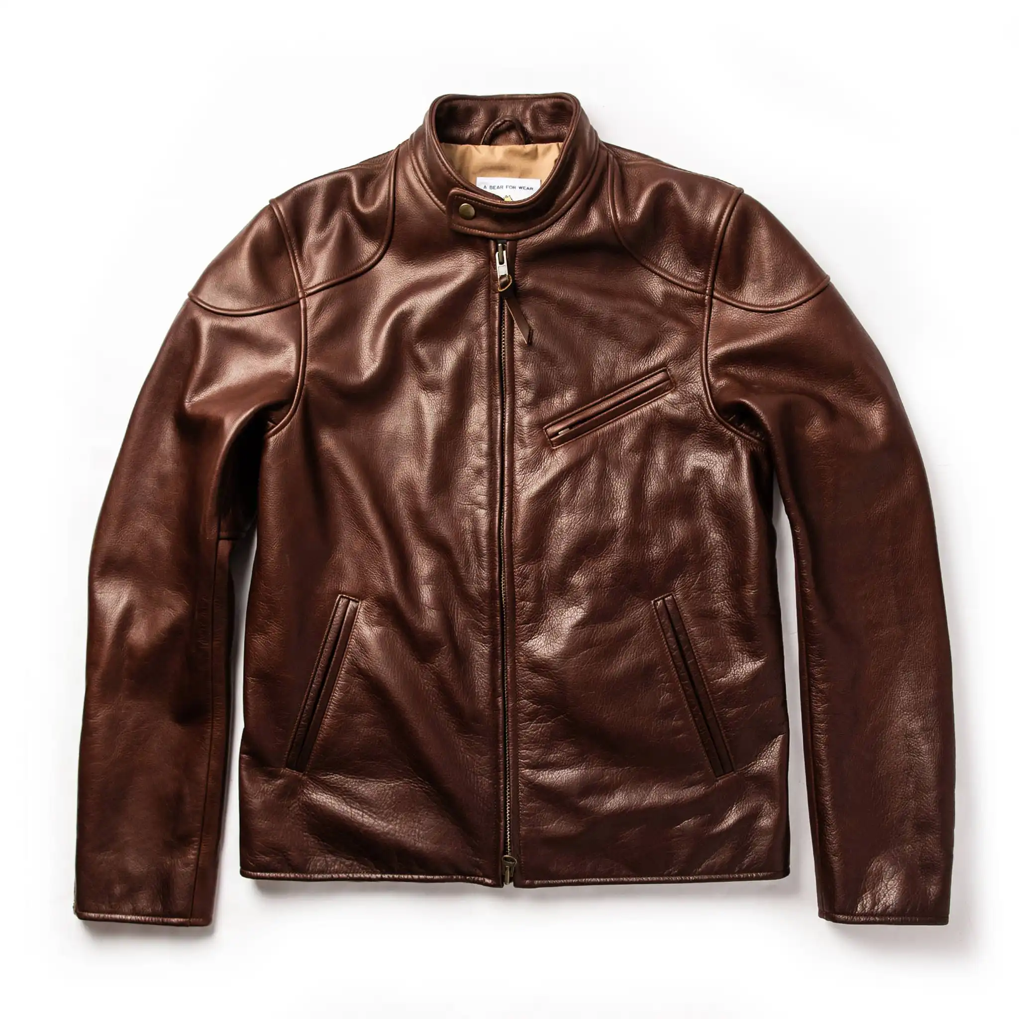 Taylor Stitch Band Collar Moto Jacket