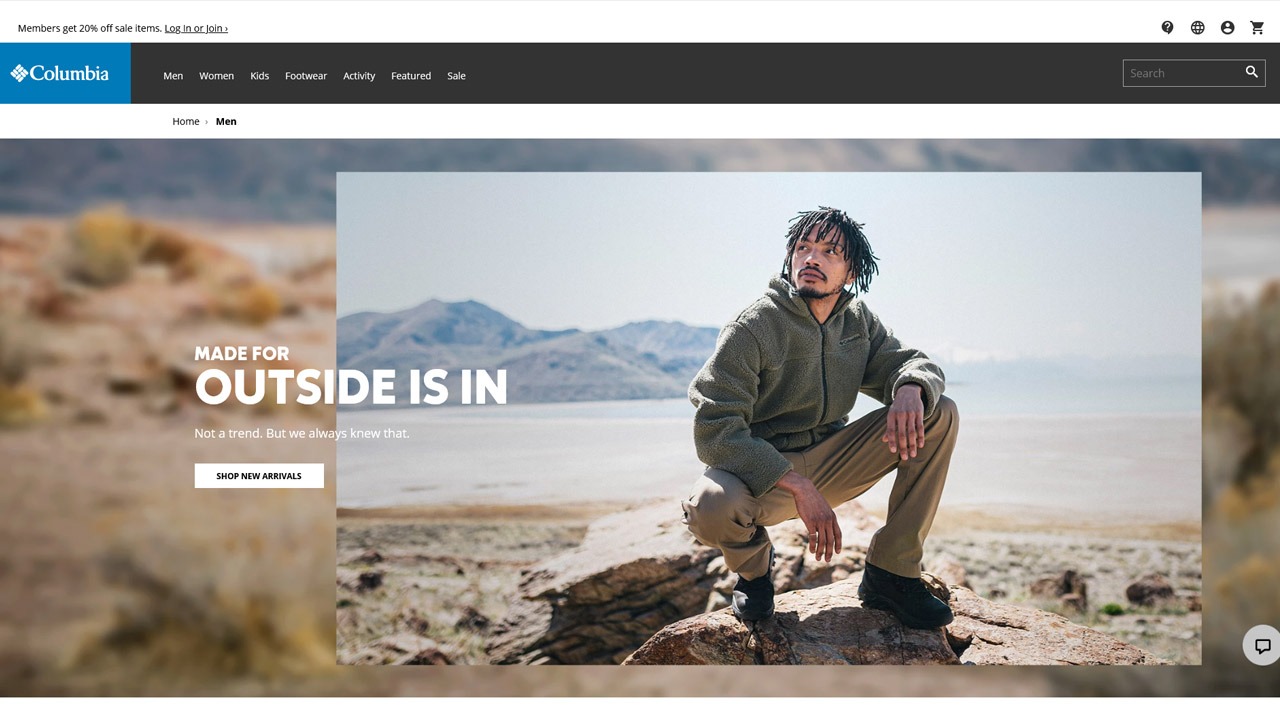 columbia homepage