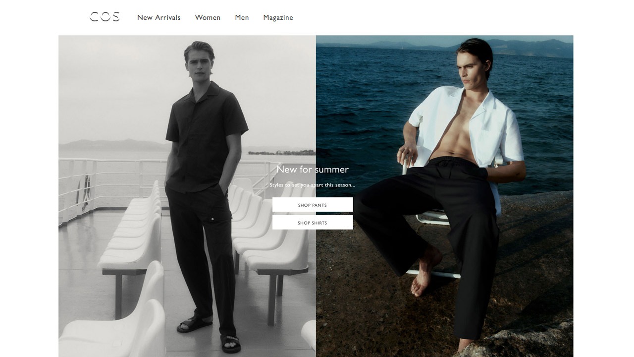 homepage of cos