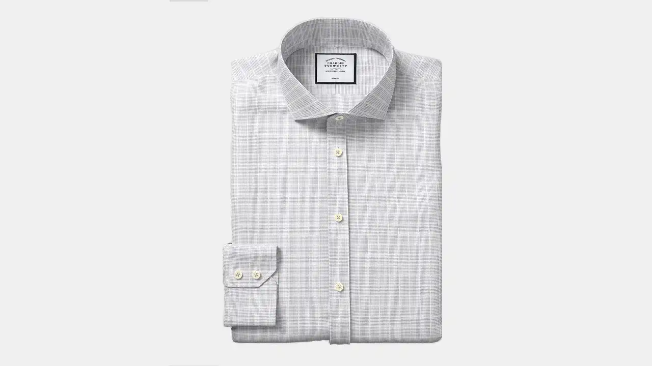 Charles Tyrwhitt Graph Check Shirt