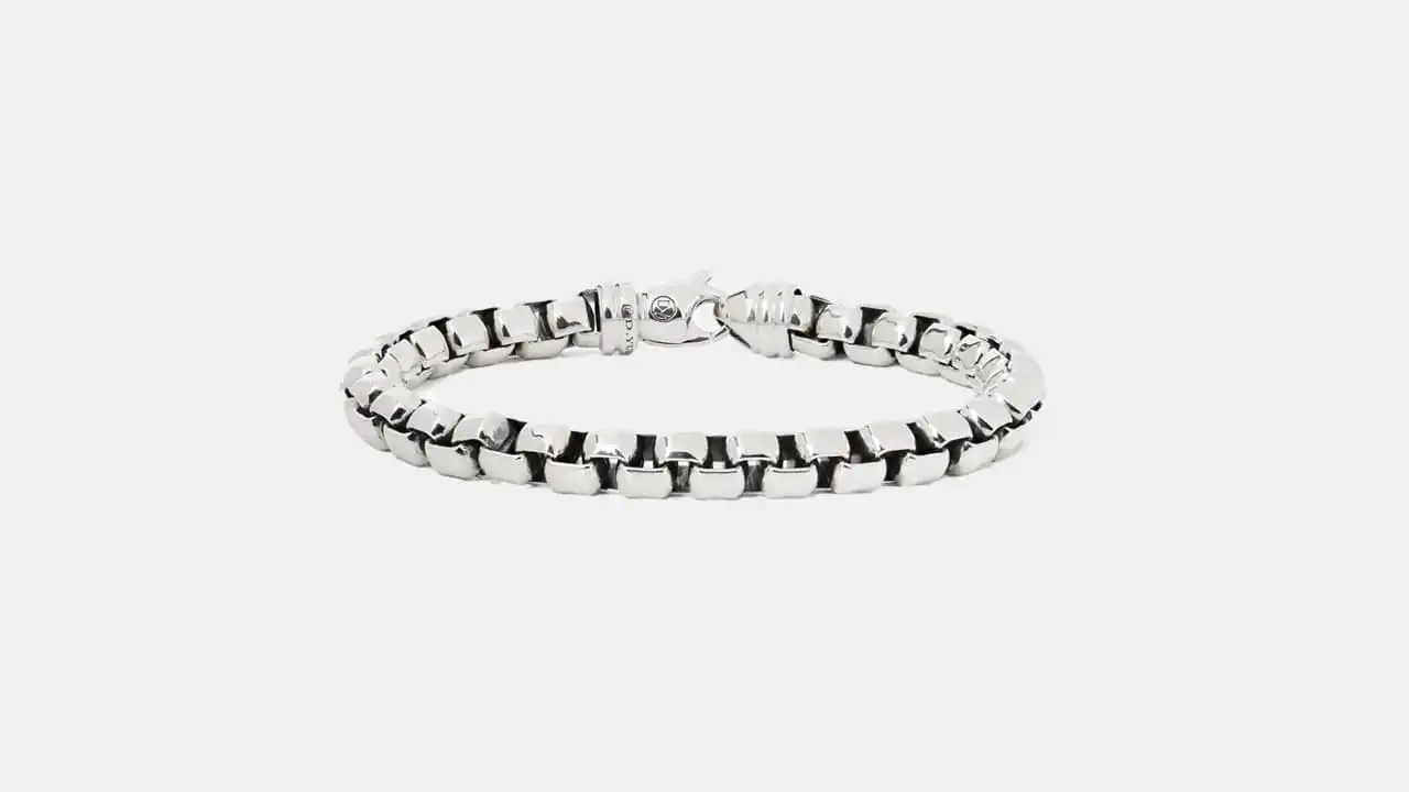 David Yurman Sterling Silver Chain Bracelet