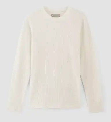 Everlane Waffle Long-Sleeve Crew