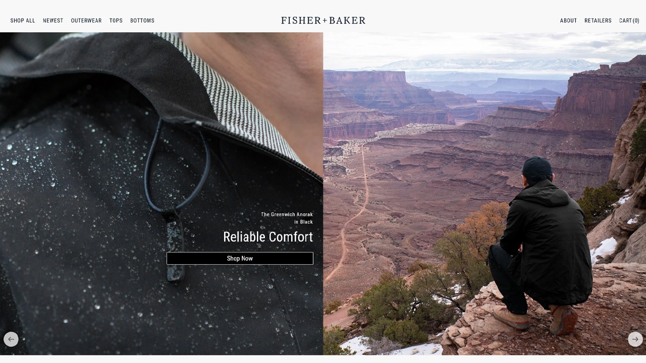 fisher+baker homepage