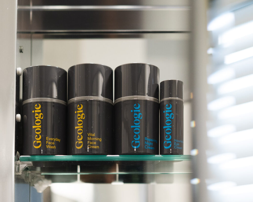 skin care basics - geologie bottles