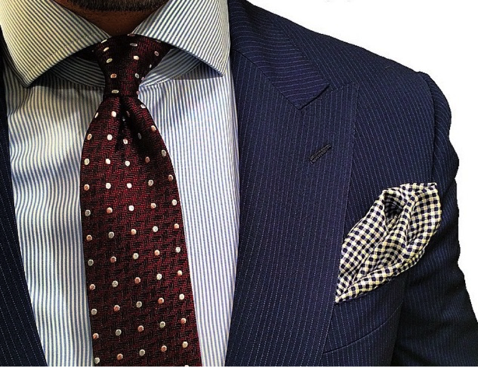 polka dot tie