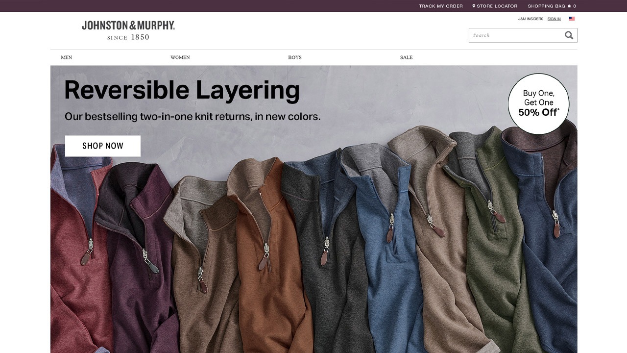 johnston murphy homepage