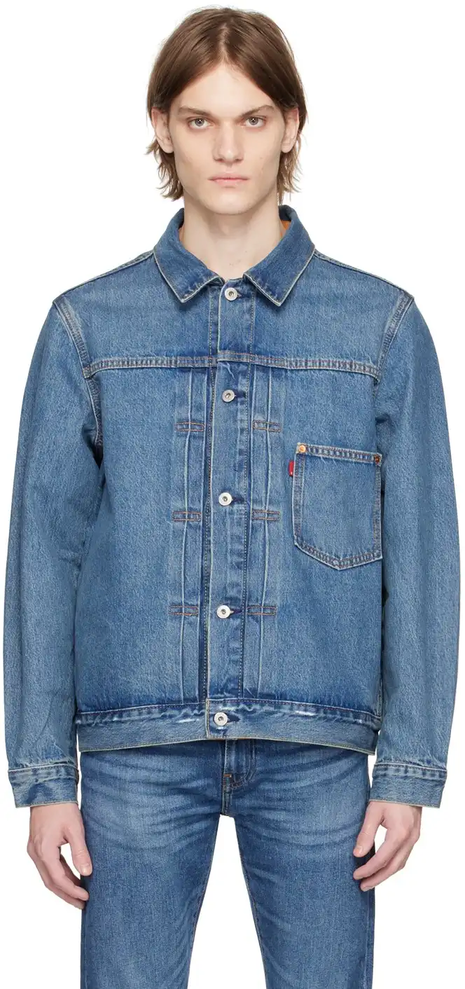 Levi's Indigo Type 1 Denim Trucker Jacket