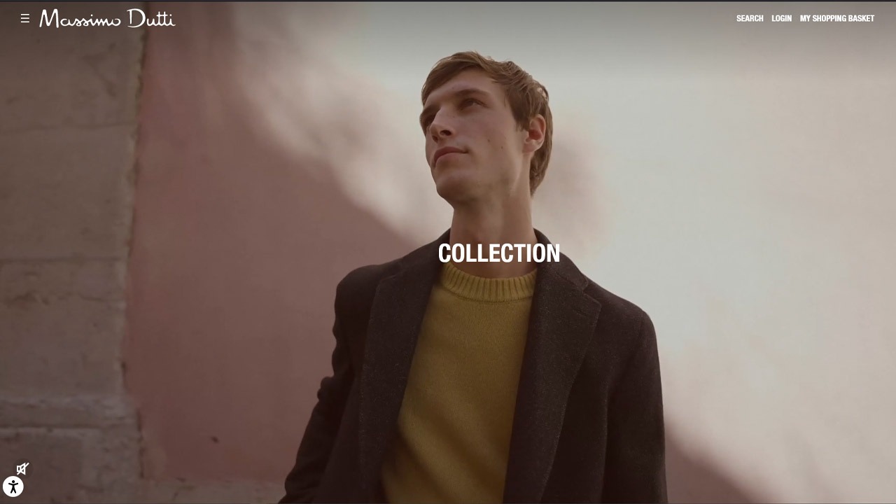 massimo dutti homepage