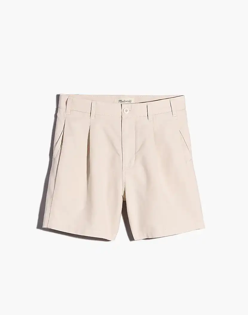 Madewell Pleated Line Shorts