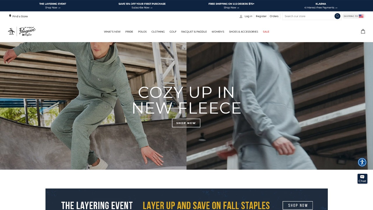 original penguin homepage