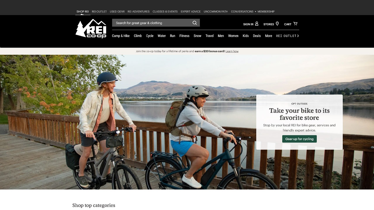 rei homepage