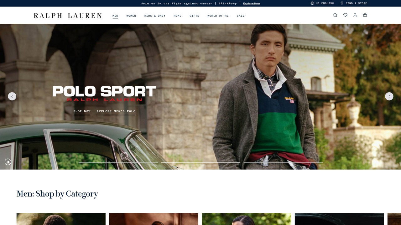 ralph lauren home page