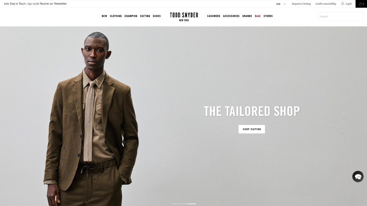 todd snyder homepage