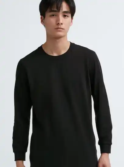 Uniqlo HEATTECH Cotton Crew Neck