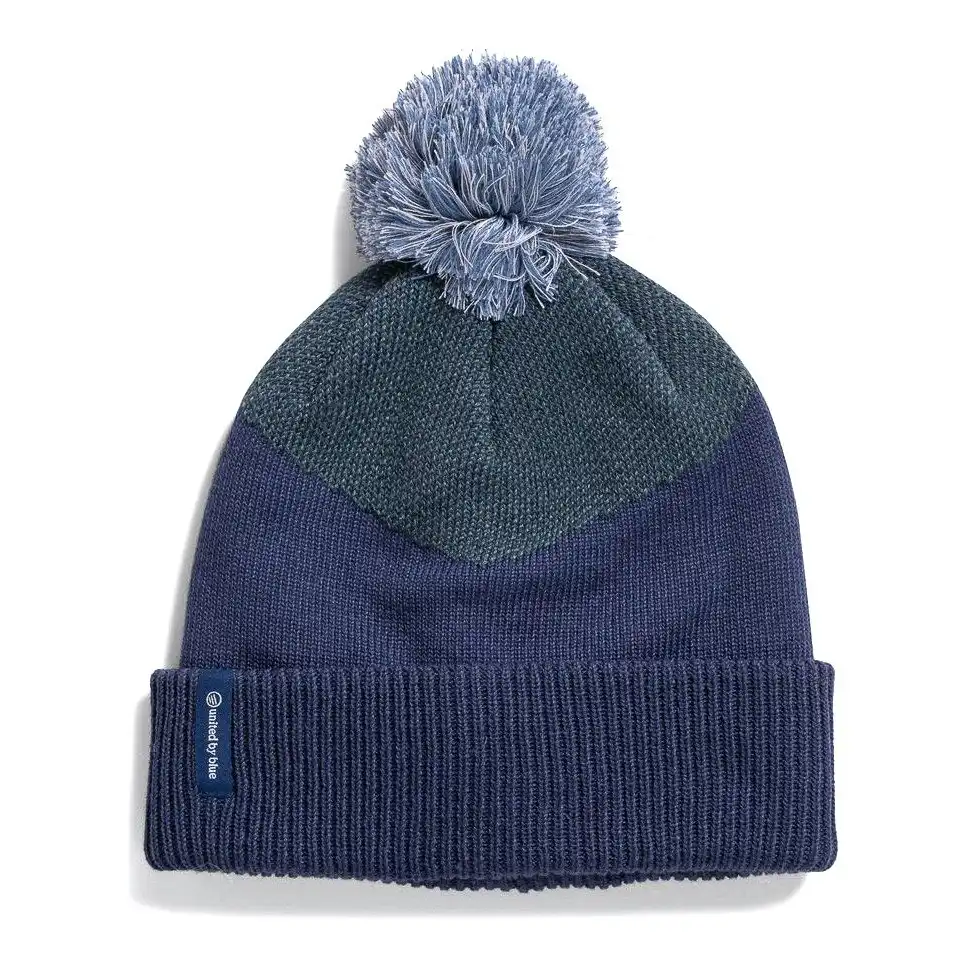 United By Blue Chevron Birdseye Pom Beanie