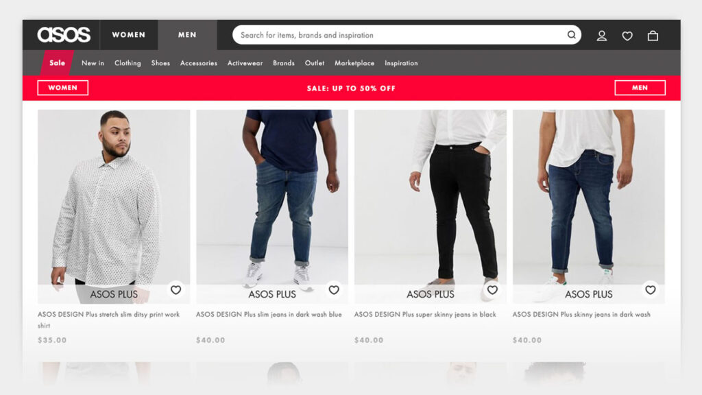 big guys: asos plus sizes for men