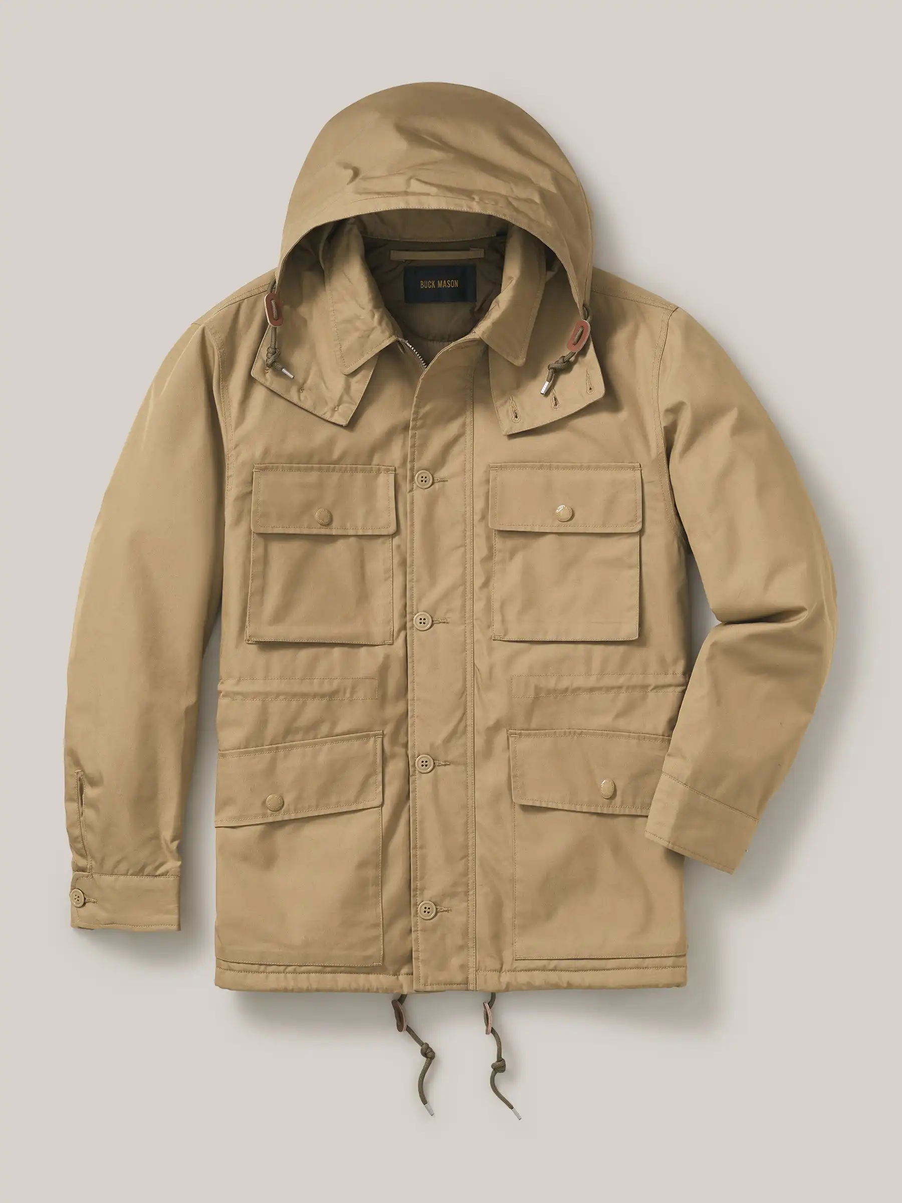 Buck Mason Desert Khaki Storm Stopper Field Jacket