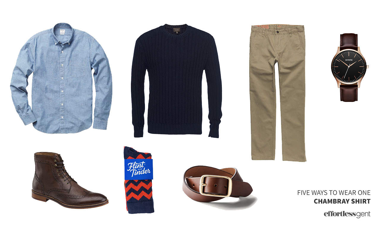 Five Ways to Wear One: Chambray Shirt