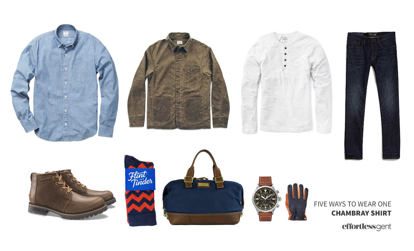 Five Ways to Wear One: Chambray Shirt