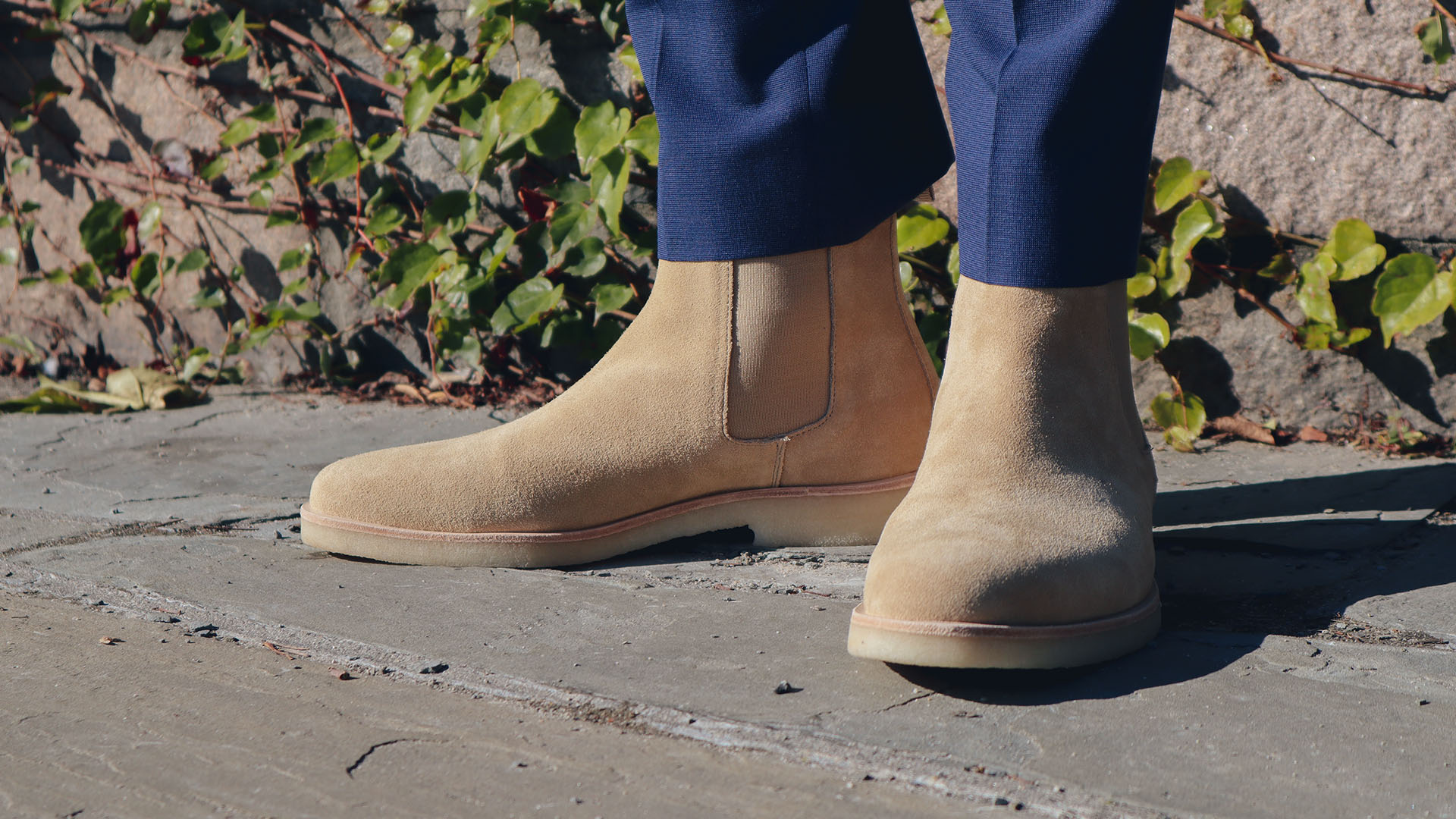 new republic chelsea sonoma boots close up detail