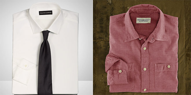 Dress shirt vs sport shirt