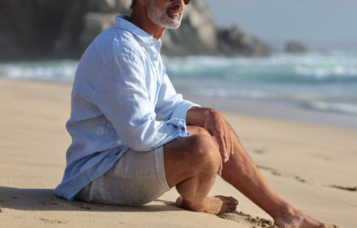 photo of gent on beach