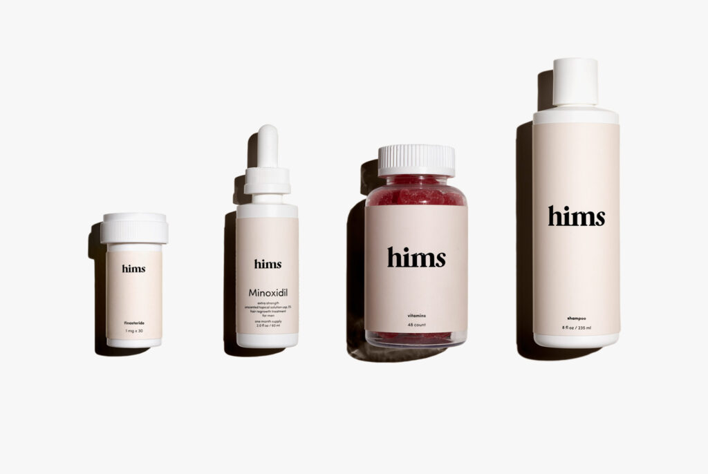 photo of hims hair package