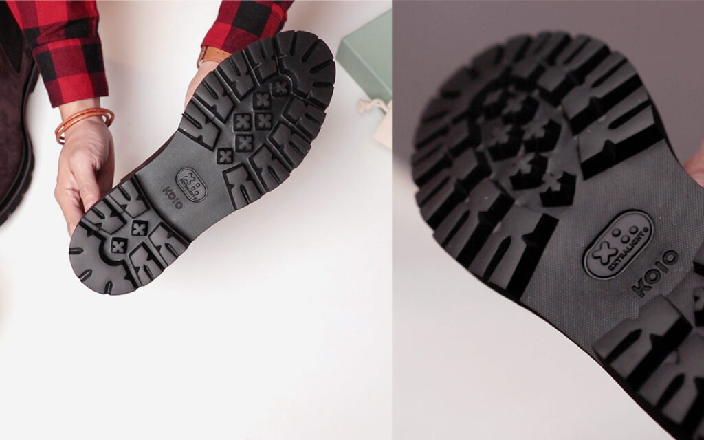 koio extralight sole on chelsea boot