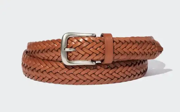 Uniqlo Leather Mesh Belt