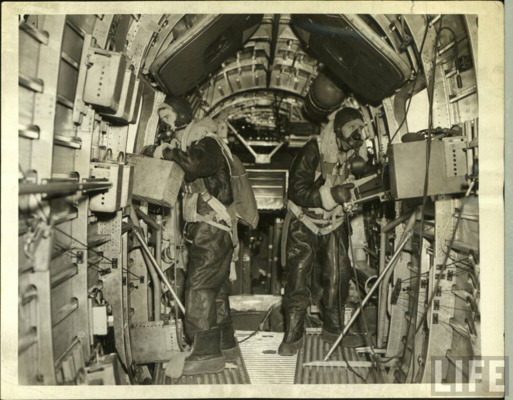 photo of two men in bomber jackets vintage life photo