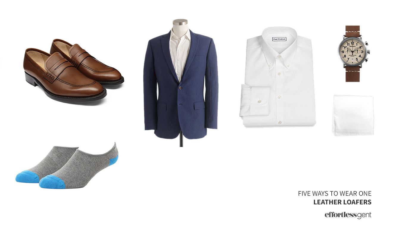 Five Ways to Wear One: Leather Loafers