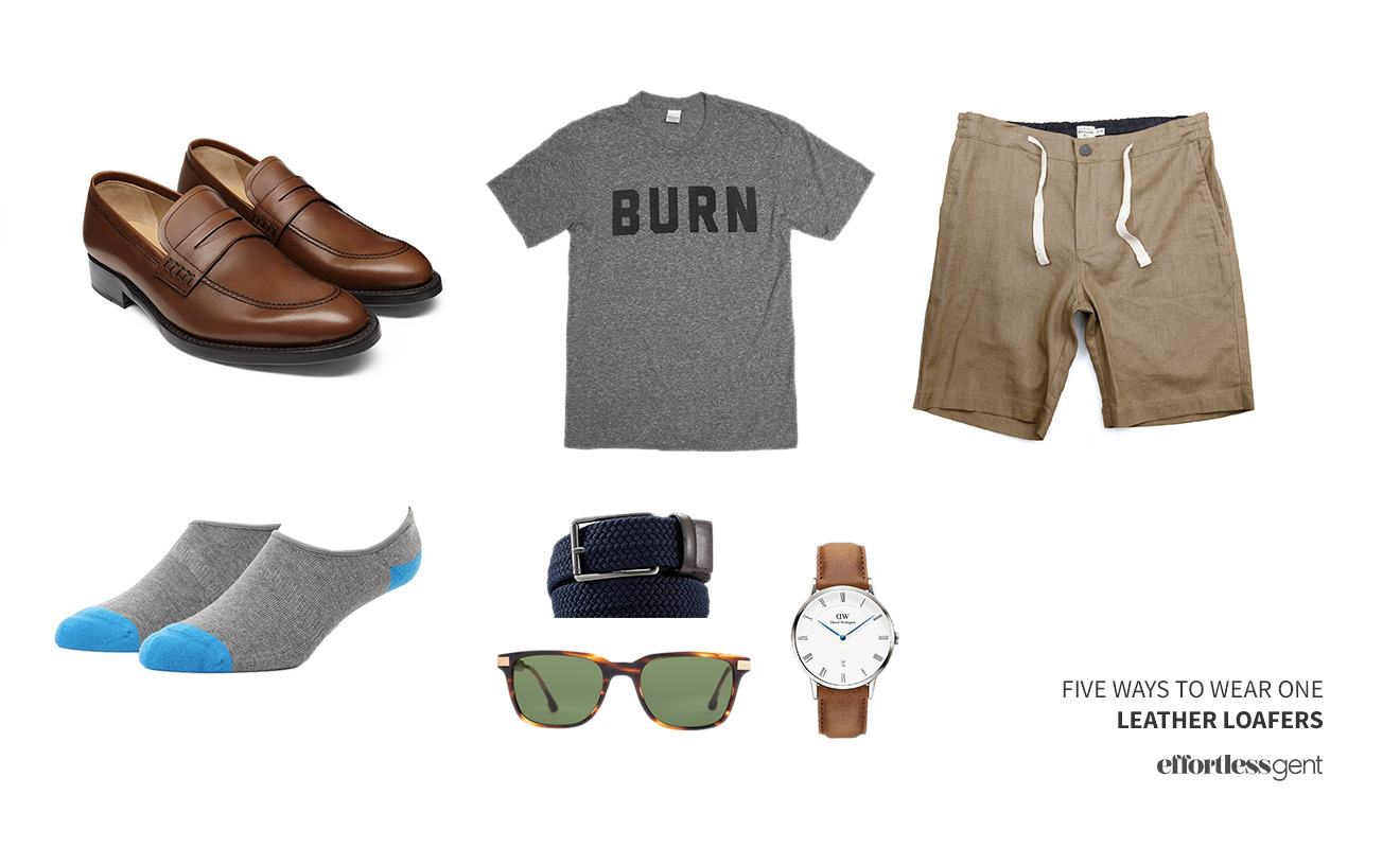 Five Ways to Wear One: Leather Loafers