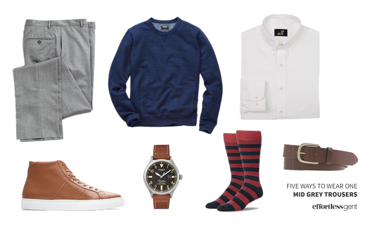 Five Ways to Wear It: Mid-Grey Trousers