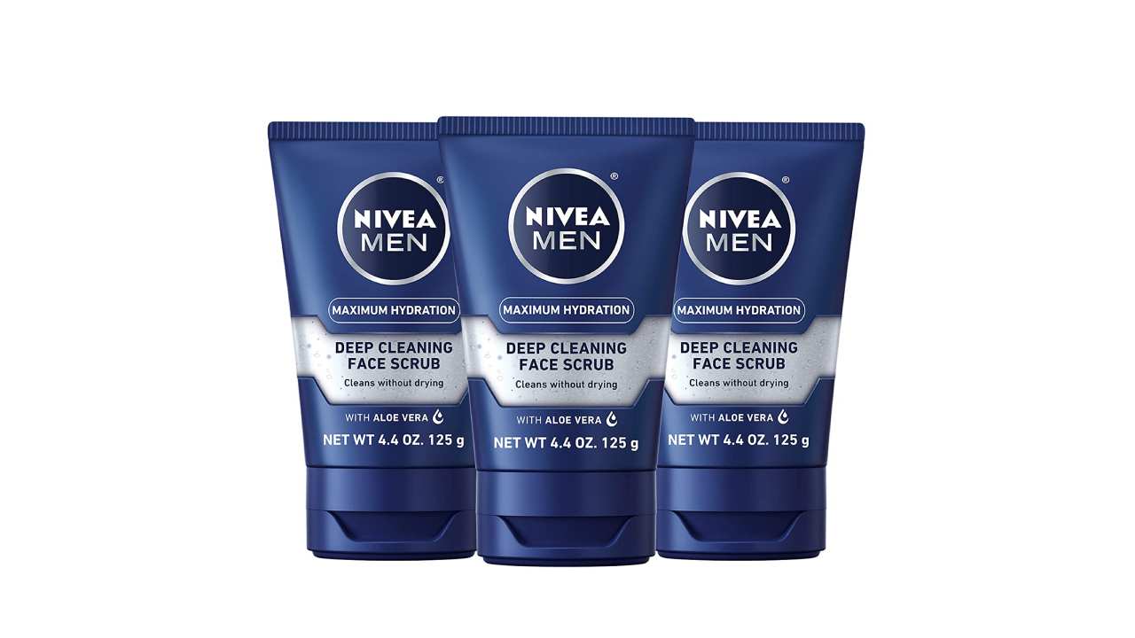 nivea facial scrub