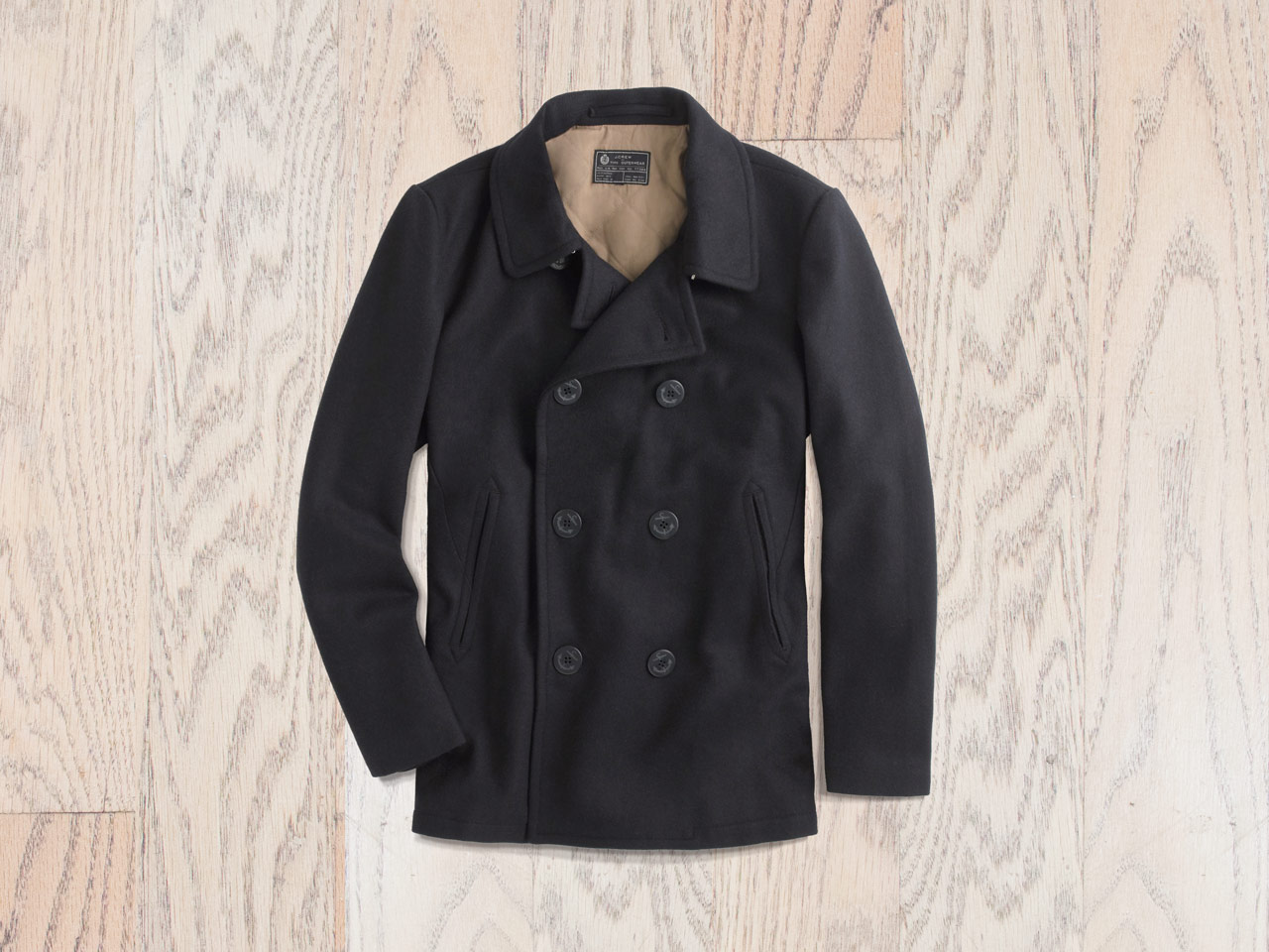 effortless essentials minimalist wardrobe - outerwear_peacoat