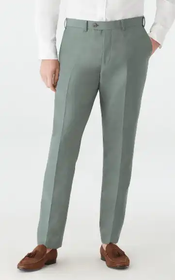 Indochino Kelly Wool Silk Sage Pants