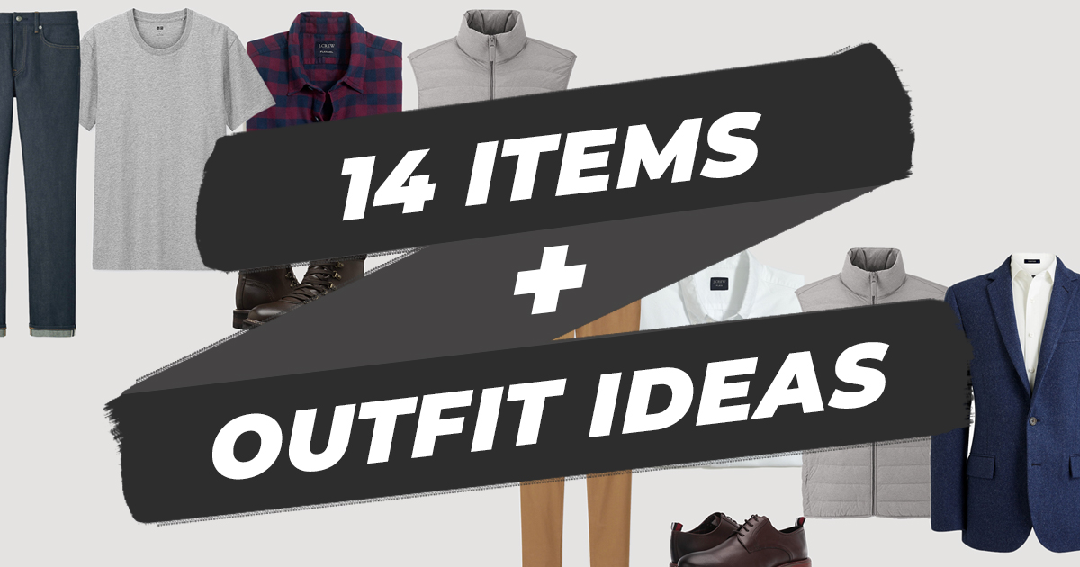 14 items and outfit ideas for a college wardrobe