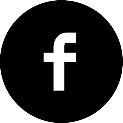 black and white facebook logo